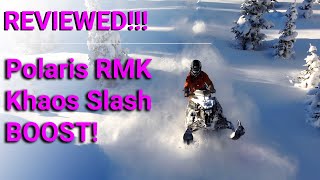 Reviewed Polaris RMK Khaos Slash BOOST 155 [upl. by Ulu]