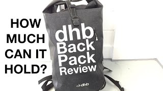 dhb Waterproof Rucksack 25L  How Much Can It Hold [upl. by Tuckie165]