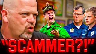 SCAMMERS and ILLEGAL ITEMS on Pawn Stars  PART 2 [upl. by Imoin]