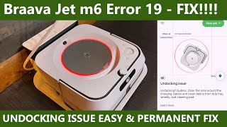 iRobot Braava Jet m6 Error 19 Undocking Problem FIX [upl. by Gustav]