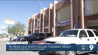 15yearold killed in South Tucson PCSD investigating [upl. by Watters]