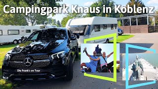 ⭐️⭐️⭐️⭐️ Knaus Campingpark  Campen in Koblenz am Deutschen Eck  CampingplatzBericht [upl. by Lleder681]