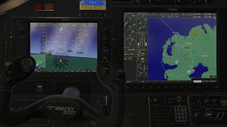 TBM900 Taking off Belfast EGAC with CLSE Yoke Xplane111440p [upl. by Neelrihs]