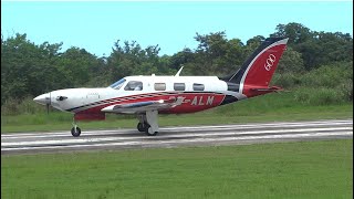 Piper PA46M600 SLS PSALM pouso no Clube CÉU RJpiperaircraft aviao [upl. by Yenmor645]