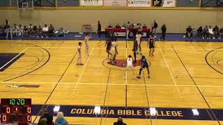 CBC vs Langara College  Mens Basketball [upl. by Ahsinet]