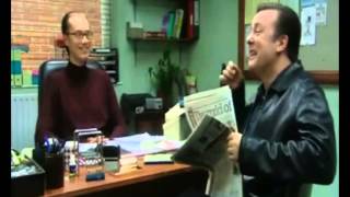 EXTRAS Bloopers Ricky Gervais amp Stephen Merchant  Drinking Champagne [upl. by Arral]