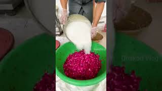 Gulkand making in factory making shortvideo [upl. by Ilera]