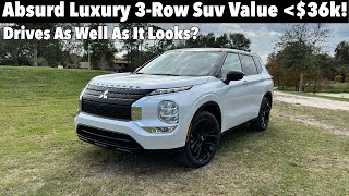 2023 Mitsubishi Outlander SEL Black Edition TEST DRIVEFULL REVIEW [upl. by Yllas716]