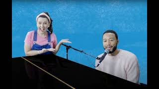 AI Podcast Ms Rachel Joins John Legend on ‘LOVE’ Duet for Young Kids Watch the Video [upl. by Gilford349]