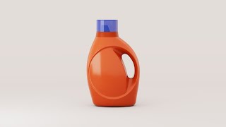 Modeler 2023 Modeling of a Detergent Bottle [upl. by Idihsar]