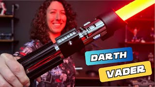 The Most EPIC Lightsaber You Can Buy Nsabers Darth Vader Lightsaber Review [upl. by Ylhsa]