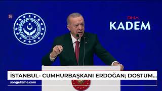 İstanbul Cumhurbaşkanı Erdoğan Dostum Trumptan eski yönetimin hatalı politikalarını terk etmes [upl. by Vierno]