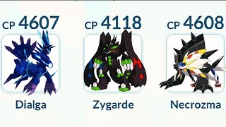 THE RAREST LEGENDARIES DIALGA ZYGARDE AND NECROZMA [upl. by Esbensen]