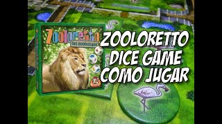 Zooloretto El Juego de Dados Cómo JugarTutorial [upl. by Arhez]