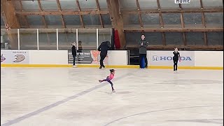 Mia Kam 6 Years Old Double Salchow Jump [upl. by Alvina]