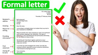 How to write a formal letter 📝  All you need to know [upl. by Agate]