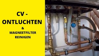 Doe Het Zelf radiator ontluchten en magneetfilter reinigen [upl. by Mixie]