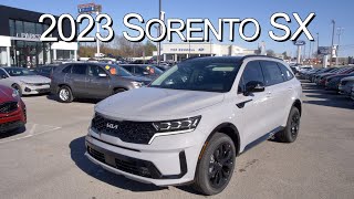 New Wolf Gray 2023 Kia Sorento SX at Parkside Kia [upl. by Jit]