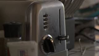 Free Stock Footage  Toaster  Royalty Free [upl. by Heuser]