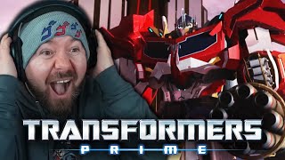 OPTIMUS PRIME 20 LOOKS SICK FIRST TIME WATCHING  Transformers Prime Season 3 Episode 4 REACTION [upl. by Settera]