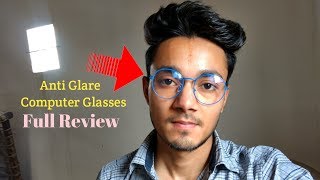 Anti Glare computer glasses  Review  blue frame glasses [upl. by Dorene]