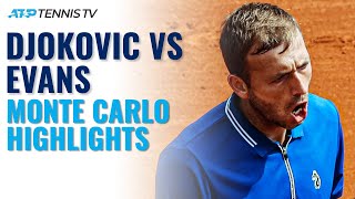 Dan Evans STUNS Novak Djokovic  Monte Carlo 2021 Highlights [upl. by Aidekal]