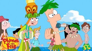 Backyard Beach 🎶  Phineas and Ferb  Disney XD [upl. by Tupler58]