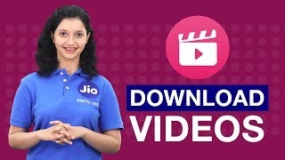 Jio Cinema  How to Download a Video on Jio Cinema  Reliance Jio [upl. by Hayman]