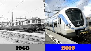 The Evolution of Stockholm Commuter Rail Animation [upl. by Akcimehs484]