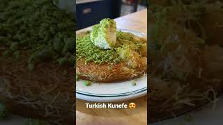 Turkish Kunefe from Antepliler north London Kunefe Knafeh [upl. by Izogn]