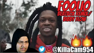 Foolio  Beatbox RemixBibby Flow Reaction  KillaCamReacts [upl. by Anrol189]