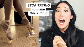 pointe shoe fitter reacts to BALLET TIKTOK 30 [upl. by Lanna682]