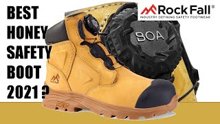 Rock Fall Honeystone Non Metal S3 Waterproof Safety Boot BOA Lacing system [upl. by Graner]