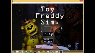 Toy freddy simulator Phantom toy freddy [upl. by Eniala461]