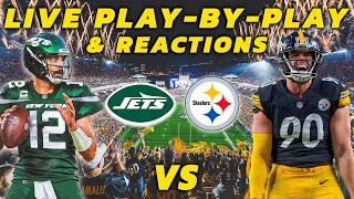 New York Jets vs Pittsburgh Steelers  Live PlayByPlay amp Reactions [upl. by Eeleak]