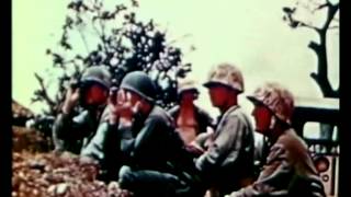 The 6th Marine Division on Okinawa  1945 Authentic Colour Film [upl. by Humfrid]