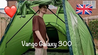 Vango Galaxy 300 Lightweight Tent First Setup 4K [upl. by Claudetta146]