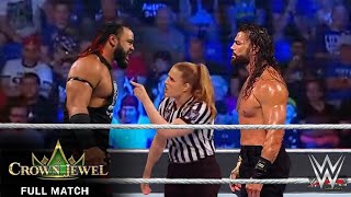 Roman Reigns vs Jacob Fatu WWE Crown Jewel 2024  Tribal Combat Match [upl. by Hammad]