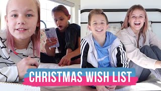 What I Want For Christmas  Christmas Wish List  The LeRoys [upl. by Ailerua]