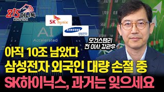 삼성전자 외국인은 대규모 손절 중 아직 10조 남았다  SK하이닉스 수급이 달라졌다  2차전지 하락은 더 이어질까ㅣ모건스탠리 전 이사 강관우 대표 [upl. by Anrapa]