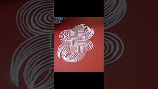 Simple and easy Rangoli design for beginners 🌹🌹🌹🌹 [upl. by Peale]