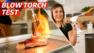 Blow Torch Test Which One Is Best for Your Kitchen — The Kitchen Gadget Test Show [upl. by Holmun]