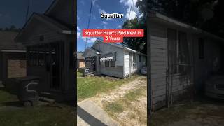 Squatter hasn’t paid rent in 3 years🤯😳🤬 squatter realestate [upl. by Nibas305]