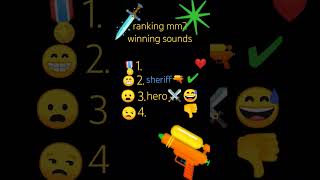 Raiting mm2 winning sounds mm2roblox [upl. by Fidelity]