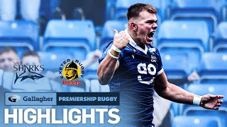 Sale v Exeter  HIGHLIGHTS  Debut Try for Carpenter  Gallagher Premiership 202223 [upl. by Hesketh]