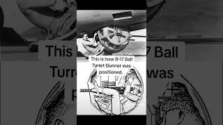 This is how B17 Ball Turret Gunner was positioned [upl. by Jovia]