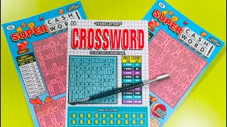 Crossword Lottery Scratch Tickets Can I Win The BIG One [upl. by Rhianon]