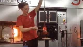 Glass Pumpkin Making at Corning Museum of Glass [upl. by Sholom]