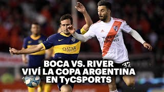 BOCA VS RIVER ⚽️ VIVILO EN TyC SPORTS  Copa Argentina 2021 [upl. by Procto]