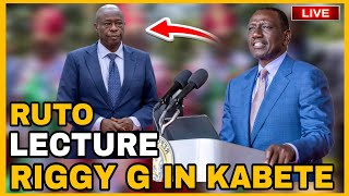 PRESIDENT RUTO LECTURE GACHAGUA LIVE  ACHA SIASA YA UKABILA WEWE  RUTO SPEECH TODAY  RUTO LIVE [upl. by Bartram]